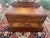 1930s Art Deco Waterfall Vanity - 3 Drawer Dresser - Walnut Inlays - Original Etched Mirror, c.1935 For Sale - Image 5 of 9