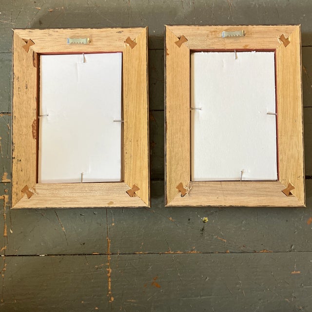 Contemporary 2 Original Wayne Cunningham Small Abstract “Hands Across America “Collages Framed For Sale - Image 4 of 5