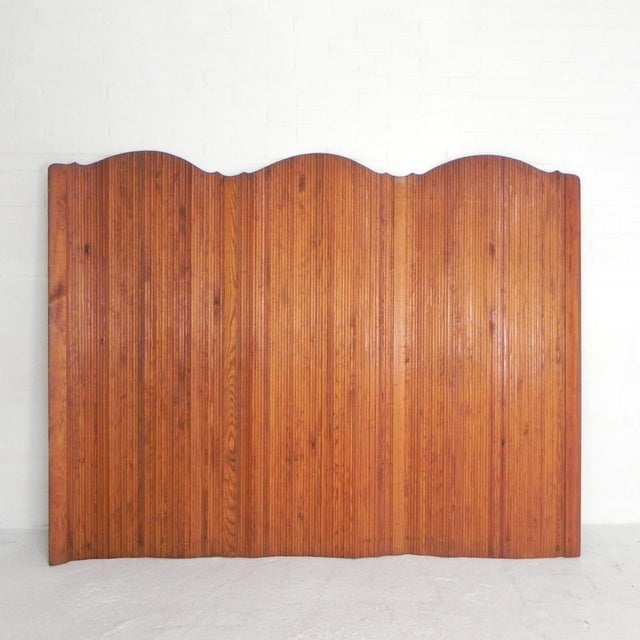 Room Divider with Pine Slats in the style of Baumann for S.N.S.A., 1950s For Sale - Image 4 of 18