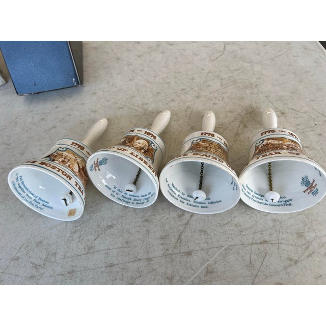 American 1976 American Bicentennial Sound of Liberty Commemoration Bells Set of 4 For Sale - Image 3 of 7