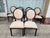 Ebony 1980s Set of Eight Dining Chairs For Sale - Image 8 of 12