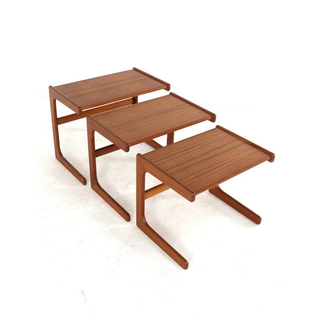 Nesting Tables from Salin Nyborg, Denmark, 1960s, Set of 3 For Sale - Image 6 of 18