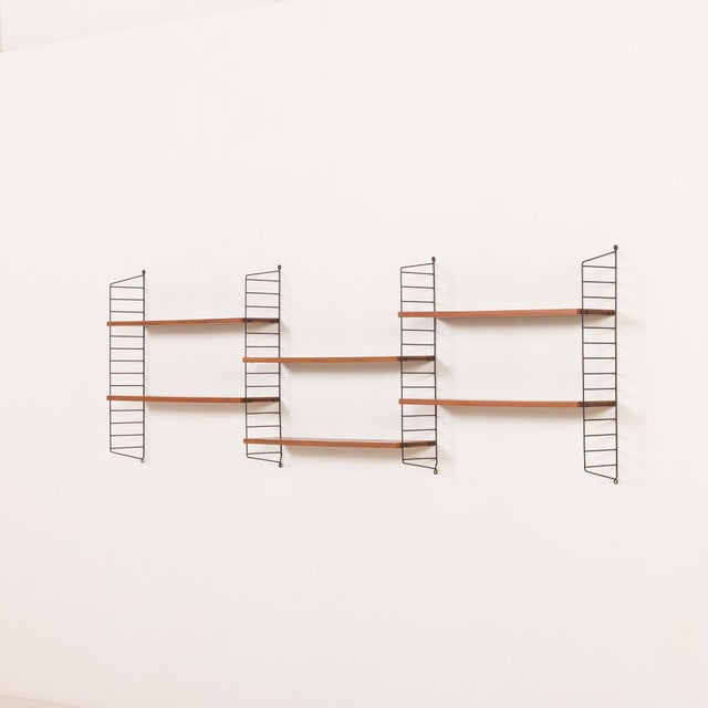Scandinavian Shelving Unit by Nils Strinning for String, Sweden 1950s For Sale - Image 10 of 10