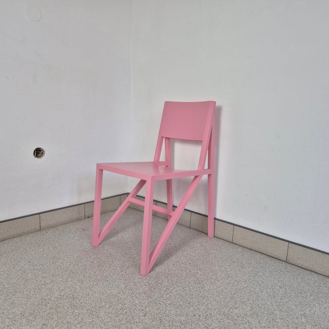 Pink Frame Chair by Wouter Scheublin for Established & Sons, 2008 For Sale - Image 9 of 13