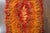 1970s 1970s Vintage Handmade Wool Cotton Orange Red High Pile Runner Rug For Sale - Image 5 of 11