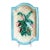 Antique Majolica Banana Leaf Pattern Rectangular Decorative Plate For Sale