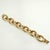 Vintage bracelet made with gold-plated links embellished with simulated pearls. This unique piece of early 1960s jewelry...