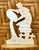1930’s Vintage Palm Beach, Tropical Figurative Place Card Holders Intricately Carved in Mother-of-Pearl, Set of 6 For Sale - Image 4 of 12