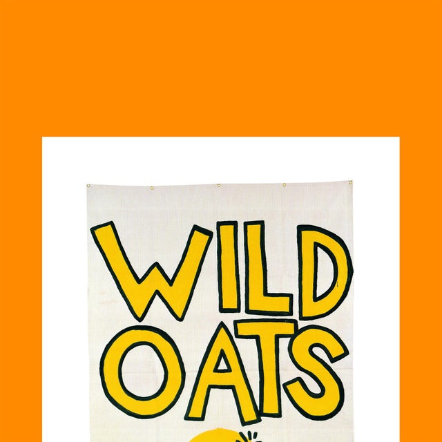 Contemporary 1990s After Keith Haring - Wild Oats Vintage Fine Art Print Offset Lithography Poster 90s For Sale - Image 3 of 9