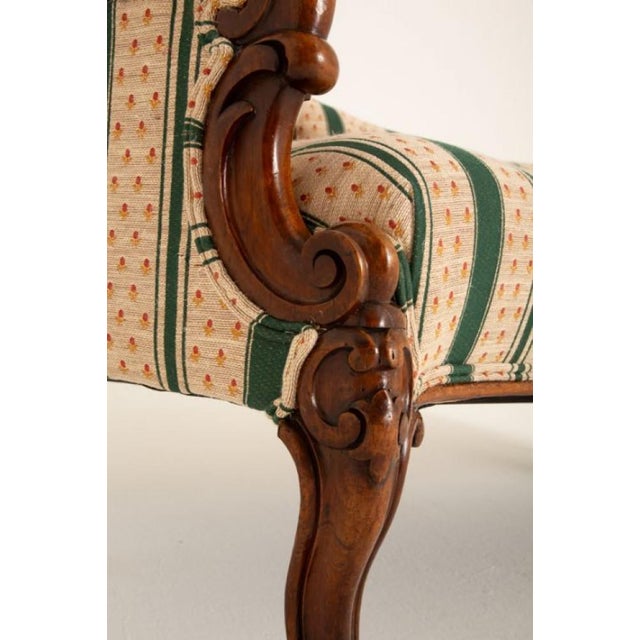 Victorian Chaise Lounges in Mahogany, 1860s For Sale - Image 3 of 10