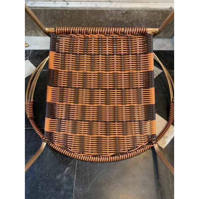 Vintage Italian Garden Patio Scoubidou Armchairs, 1950s, Set of 6 For Sale - Image 13 of 18