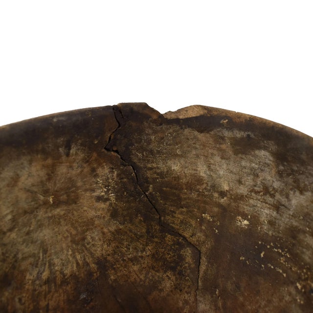 Wood Early 20th Century Nupe Wood Bowl Nigeria For Sale - Image 7 of 7
