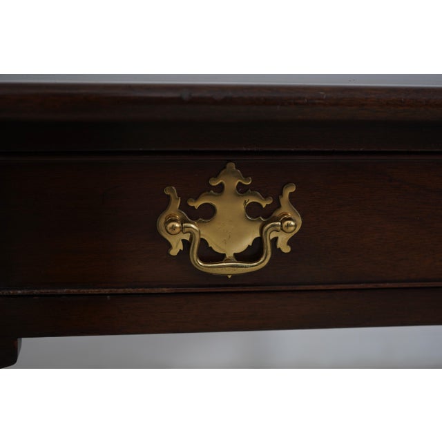 Wood Kittinger Wa-1004 Colonial Williamsburg Mahogany Desk For Sale - Image 7 of 12