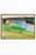 This vintage countryside art print by Albert Marquet depicts grazing cows in a lush green pasture beside tranquil blue...