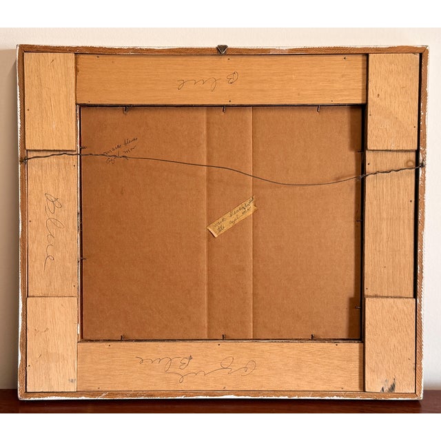 Mid 20th Century Framed Kuna Mola Textile Panel From Panama W/ Figurative Reverse Applique For Sale - Image 5 of 6