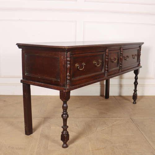 English Oak Dresser Base For Sale - Image 6 of 9