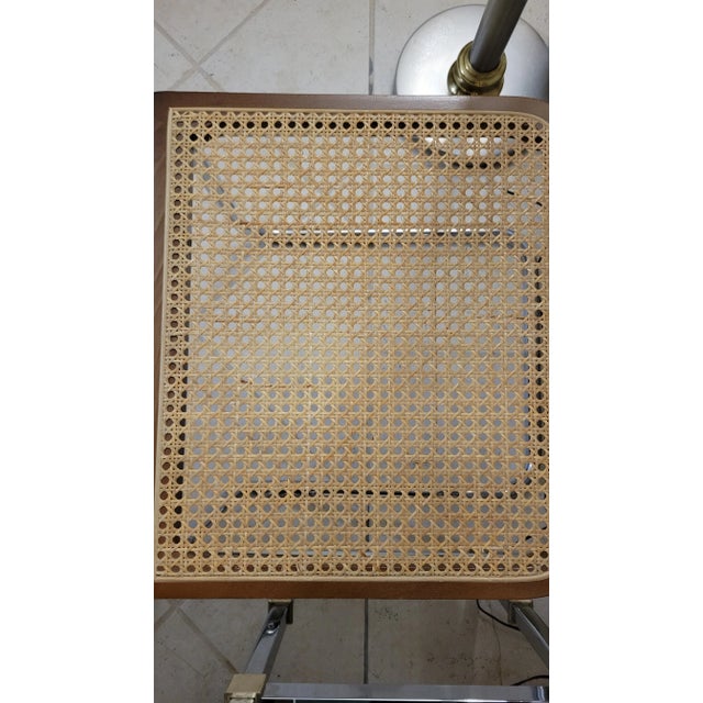 Vintage Italian Chrome and Cane Cantilever Chair for Storehouse For Sale - Image 9 of 11