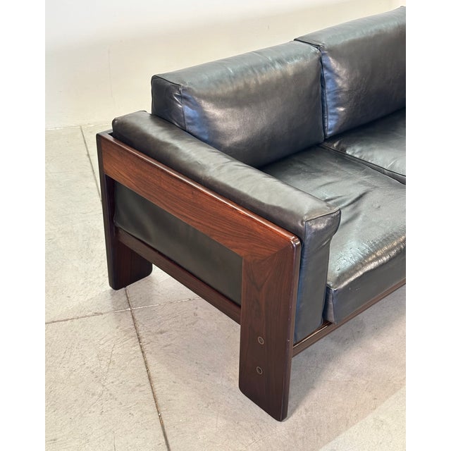 Bastiano Leather Sofa by Afra and Tobia Scarpa for Gavina, 1960s For Sale - Image 9 of 16