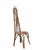 Mid-Century Modern Bamboo and Rattan High Back Chair, 1960s For Sale - Image 3 of 8