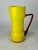Italian 1980s Vintage Yellow and Red Empoli Cased Italian Glass Pitcher For Sale - Image 3 of 11