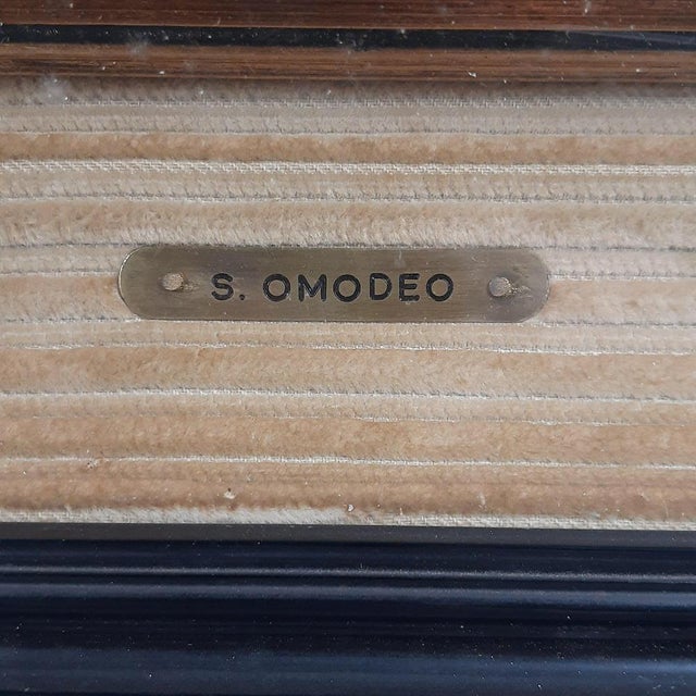 S. Omodeo, Landscape, 1950s, Oil on Canvas, Framed For Sale - Image 11 of 15