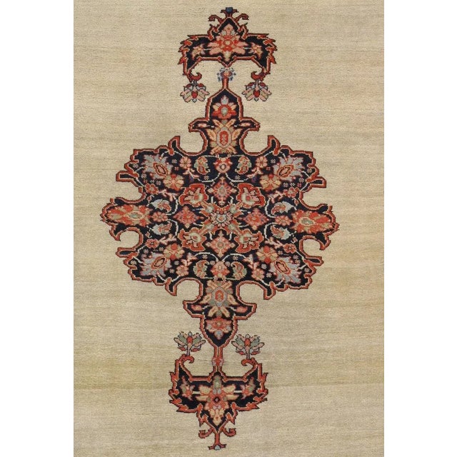 Finely woven Farahan Sarouks were produced in the late 19th century until just before world war I. Size 4.6 x 6.5. They...