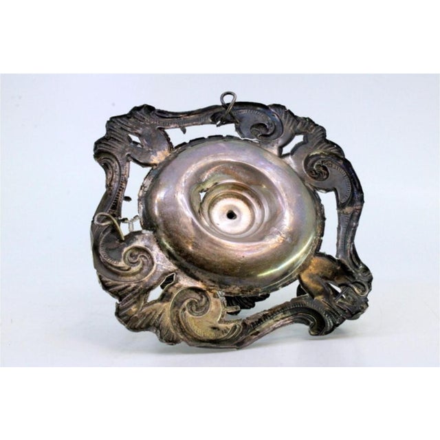 Silver Paddle with Cut-Out and Feet For Sale - Image 3 of 7