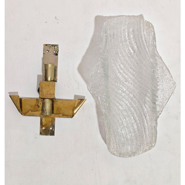 Mid-Century Modern Murano Glass Wall Lamp from Barovier & Toso, Italy, 1960s For Sale - Image 13 of 16
