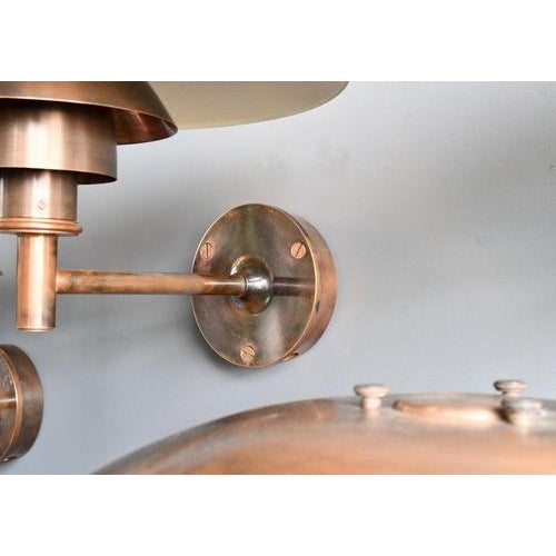 Copper Copper PH4/5 Wall Light by Poul Henningsen for Louis Poulsen, 1970s For Sale - Image 8 of 13
