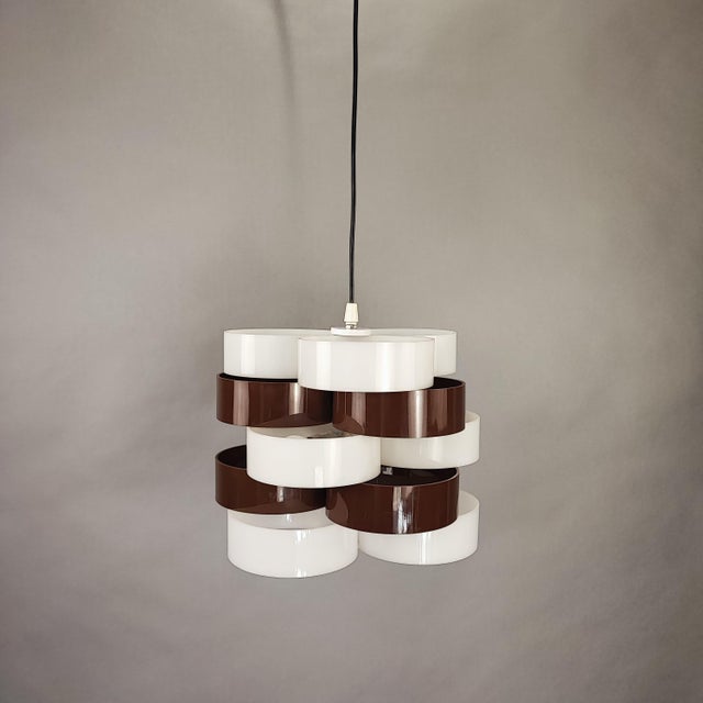 Vintage Chandelier from Stilux Milano, 1960s For Sale - Image 3 of 6