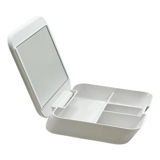 Italian Space Age Vanity Set with Mirror by Makio Hasuike for Gedy, 1970s For Sale