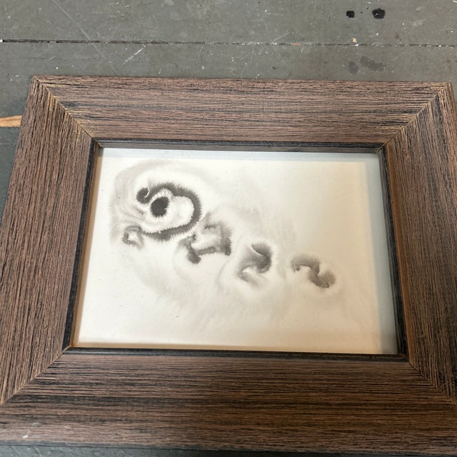 Contemporary original abstract watercolor painting. Measures 7.5x5.5 or 11x9 framed. Check out my shop Robins Egg Gallery...