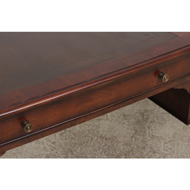Sligh Limited Edition Leather Top Desk For Sale - Image 10 of 18