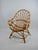Mid-Century Modern French Rattan Peacock Lounge Chair, 1970 For Sale - Image 13 of 13