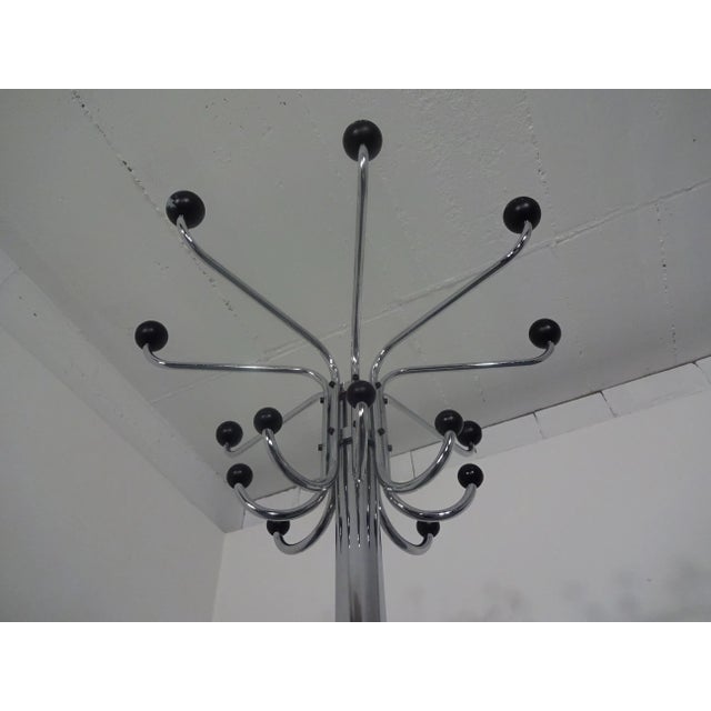 Chrome Plated Steel Tubular Coat Rack, 1940s For Sale - Image 12 of 18
