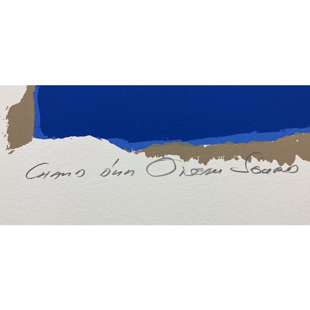 Adja Yunkers Adja Yunkers, Parev III / Chant d'Un Oiseau, 1973 Screenprint, Abstract Expressionism For Sale - Image 4 of 6