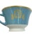 Mid-Century Modern Vintage Fontainebleau Miami Beach Hotel Blue Coffee Cup & Saucer For Sale - Image 3 of 12