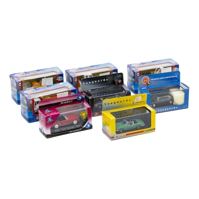 Vintage Miniature Cars, Set of 8 For Sale