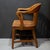 Arts & Crafts Antique Solid Quarter-Sawn Oak Banker's Chairs c.1934 For Sale - Image 3 of 18