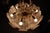 1970s Italian Flower Ceiling Light in Murano Glass & Metal, 1970s For Sale - Image 5 of 18