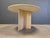 Beige Italian Round Travertine Dining Table, 1970s For Sale - Image 8 of 14