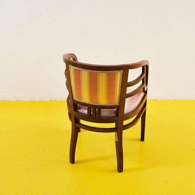Italian Tub Chair, 1940s For Sale - Image 4 of 5