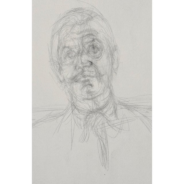 1960s Alberto Giacometti, Portrait of Meyer, 1963, Original Lithograph For Sale - Image 5 of 9