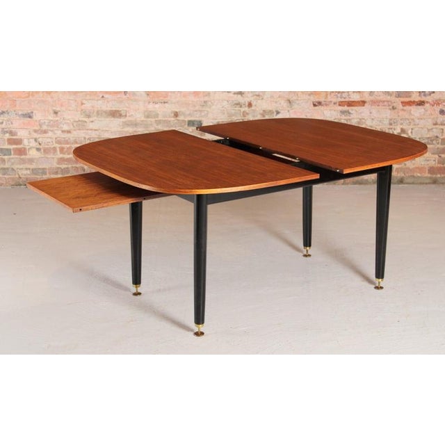 Mid-Century Tola and Black Librenza Extending Dining Table from G-Plan, 1960s For Sale - Image 4 of 12