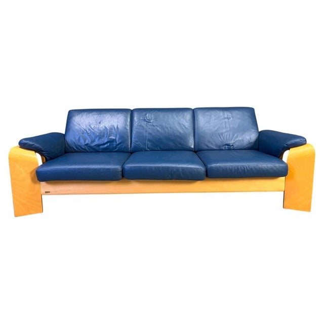 Vintage Pegasus 3 Seater Reclining Sofa by Ekornes, Norway, 1990s For Sale - Image 15 of 15