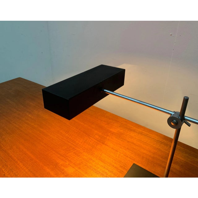 Black Mid-Century Minimalist Table Lamp, 1960s, Set of 2 For Sale - Image 8 of 18