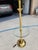 Vintage Stiffel Model #3622 (Mcm) Brass Lotus Lily Parzinger Floor Lamp Featuring Integrated Glass End Table For Sale - Image 12 of 17