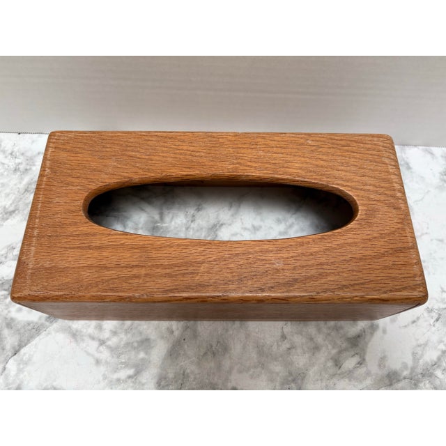 Vintage Americana rustic wood tissue box cover. Simple elegance and earthy accent for any room, office or decor