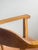 Swiss Art Deco Armchair with Brown Leather Seat, 1930s For Sale - Image 9 of 10
