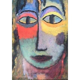 1960s 'Tete De Femme' Quadrichromie Poster, France by Alexej Von Jawlensky For Sale